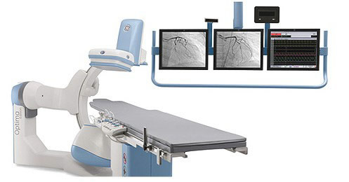 我院DSA导管室美国GE公司Innova 3100数字平板血管造影机投入使用