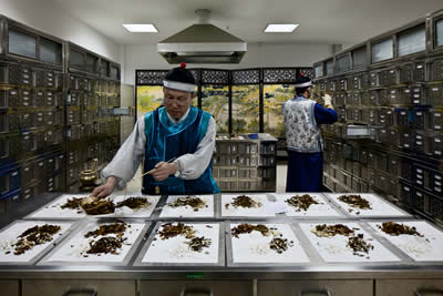 中医药文化浓厚的中药房